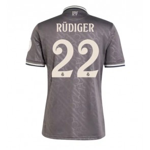 Real Madrid Antonio Rudiger #22 Tredje Tröja 2024-25 Kortärmad